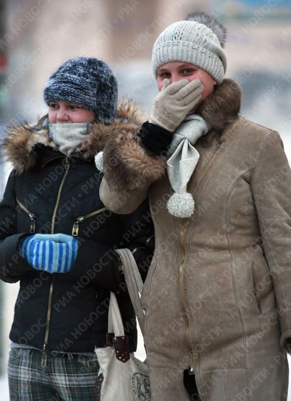 Russian cities are cold, even colder than usual - Sputnik International