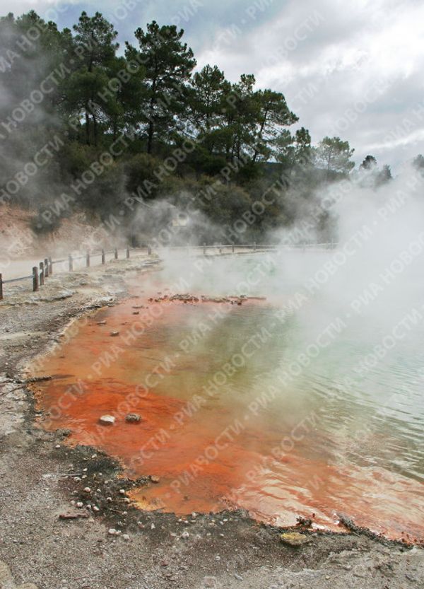 “Artist’s palette” and “The Champagne Pool”: Wai-O-Tapu Thermal Wonderland - Sputnik International