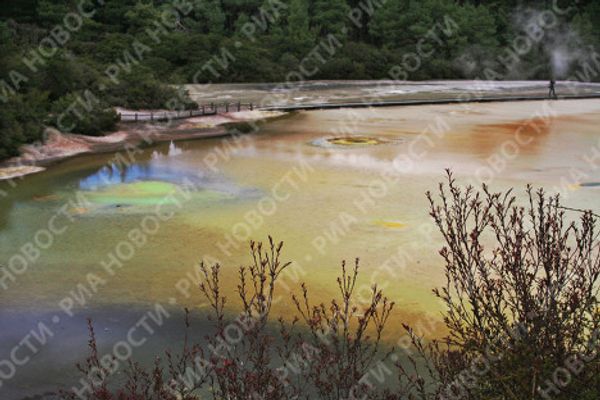 “Artist’s palette” and “The Champagne Pool”: Wai-O-Tapu Thermal Wonderland - Sputnik International