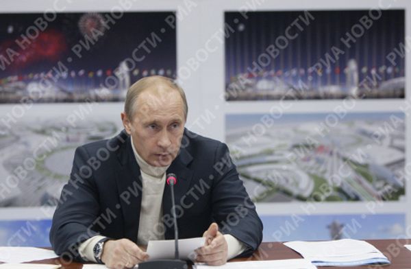 Vladimir Putin inspects Sochi Olympic facilities - Sputnik International