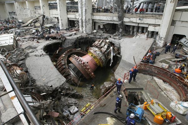 An accident at East Siberia’s Sayano–Shushenskaya Dam kills 74. - Sputnik International
