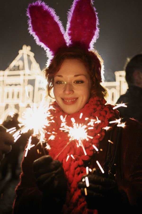 New Year celebration on Red Square, Moscow - Sputnik International
