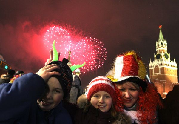 New Year festivities in Red Square - Sputnik International