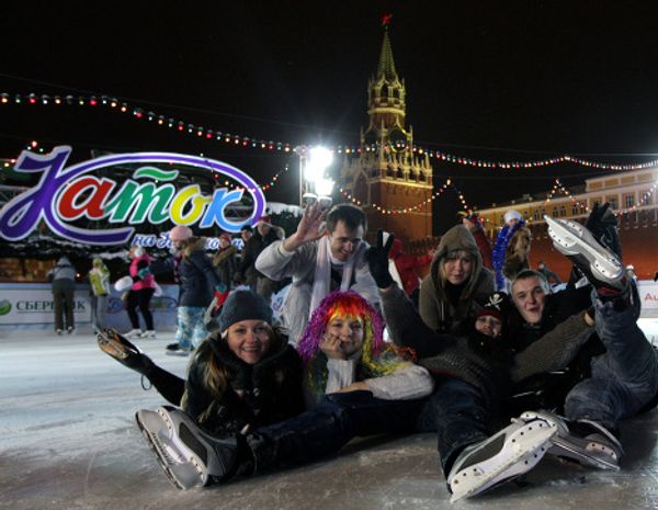New Year festivities in Red Square - Sputnik International