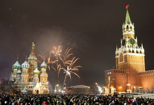New Year festivities in Red Square - Sputnik International