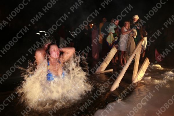 Epiphany bathing Epiphany bathing - Sputnik International