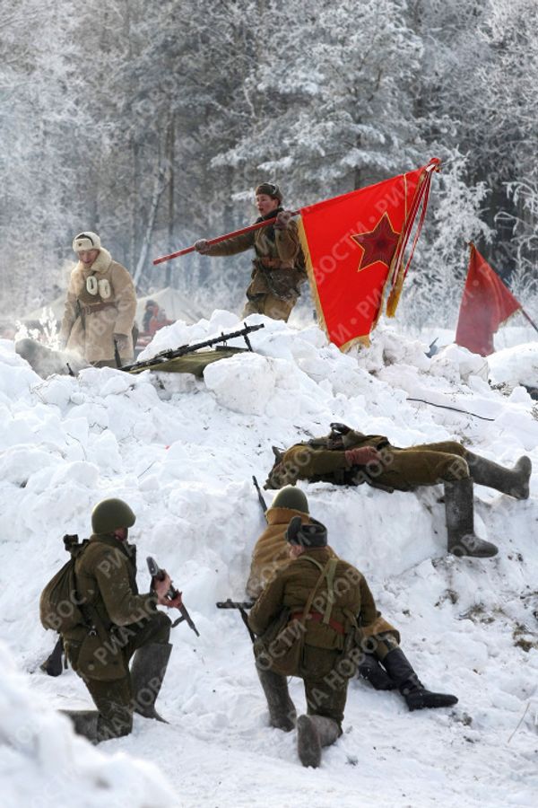 Reconstruction of the battle that ended the 900-day Siege of Leningrad - Sputnik International