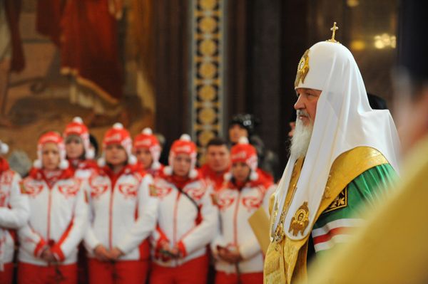 Savior Cathedral hosts Russia's Vancouver Olympians - Sputnik International