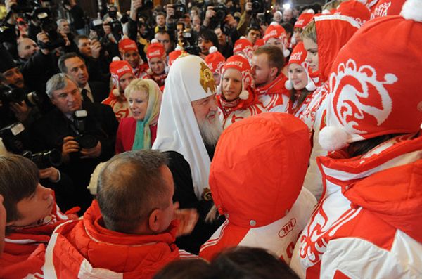 Seeing Russian Olympic competitors off to Vancouver - Sputnik International