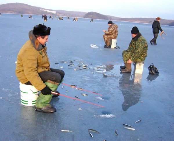 Rescuers save Russian fishermen stranded on ice floe - Sputnik International