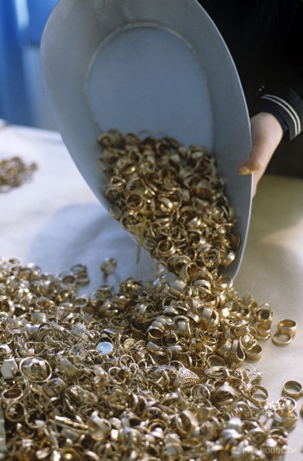 Gold, diamonds and other treasures in the Russian State Depository Gold, diamonds and other treasures in the Russian State Depository - Sputnik International