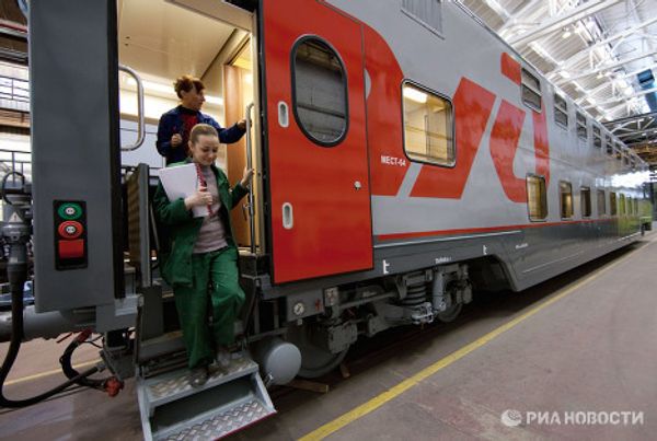 Innovation in Russian rail travel – the bilevel car Innovation in Russian rail travel – the bilevel car - Sputnik International