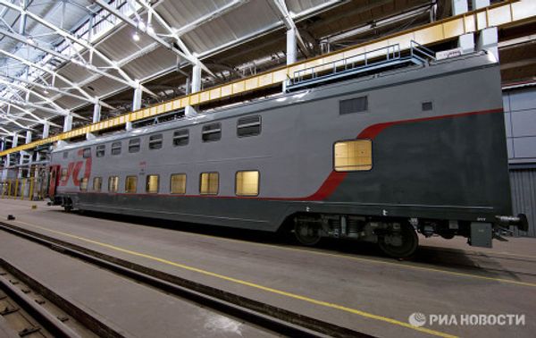 Innovation in Russian rail travel – the bilevel car Innovation in Russian rail travel – the bilevel car - Sputnik International