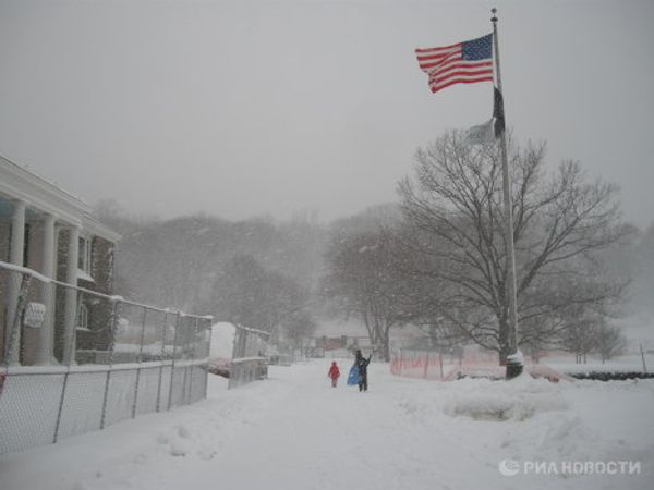 Snowstorm in New York - Sputnik International
