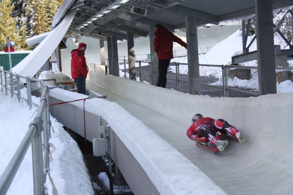 Kumaritashvili, 21, lost control of his sled during his second training run on the world's fastest track and flipped over the side, crashing into a steel pole. - Sputnik International