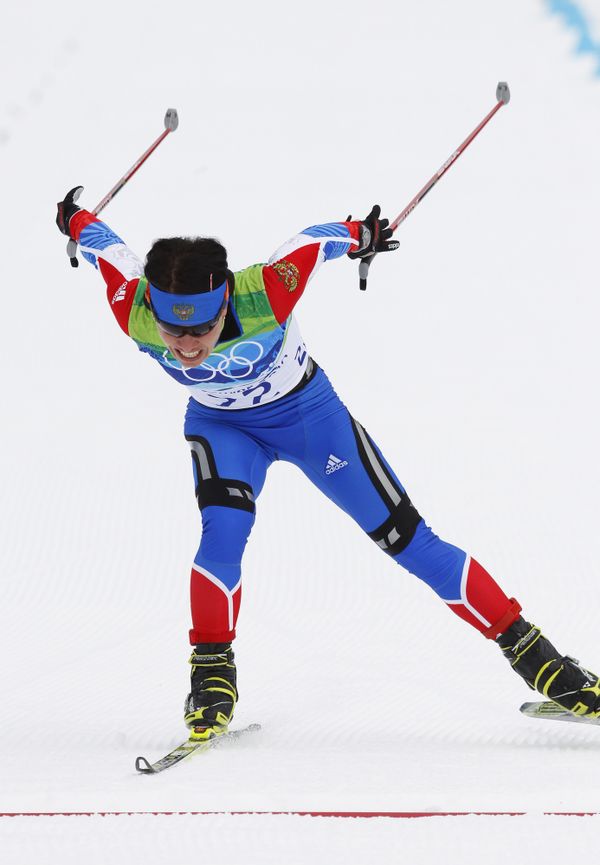 Yevgeniya Medvedeva finished 7th in women's 10 km free style Cross Country. Yevgeniya Medvedeva finished 7th in women's 10 km free style Cross Country. - Sputnik International