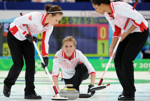 The Russian women's curling team The Russian women's curling team - Sputnik International