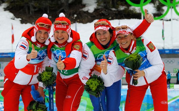 Russian women's biathlon team Russian women's biathlon team - Sputnik International