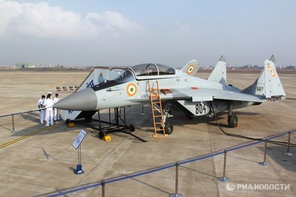 Russian MiG-29K fighters enter service with Indian Navy - Sputnik International