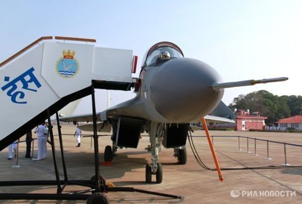Russian MiG-29K fighters enter service with Indian Navy - Sputnik International