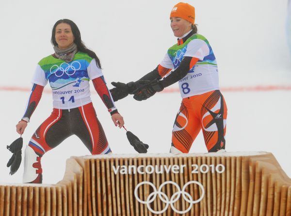 Yekaterina Ilyukhina with Nicolien Sauerbreij - Sputnik International
