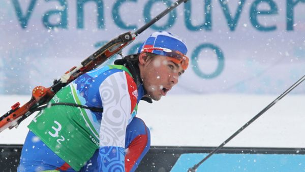 2010 Olympic bronze medalist Anton Shipulin - Sputnik International