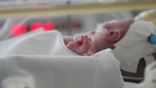 Premature neonate care and newborn pathology unit at UDSB OHMATDET - Sputnik International