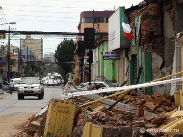 Effects of mega-quake in Chile - Sputnik International