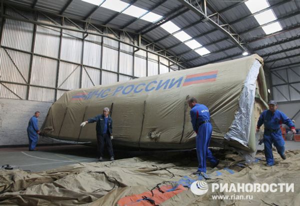 Russia’s “inflatable” hospital in Chile Russia’s “inflatable” hospital in Chile - Sputnik International