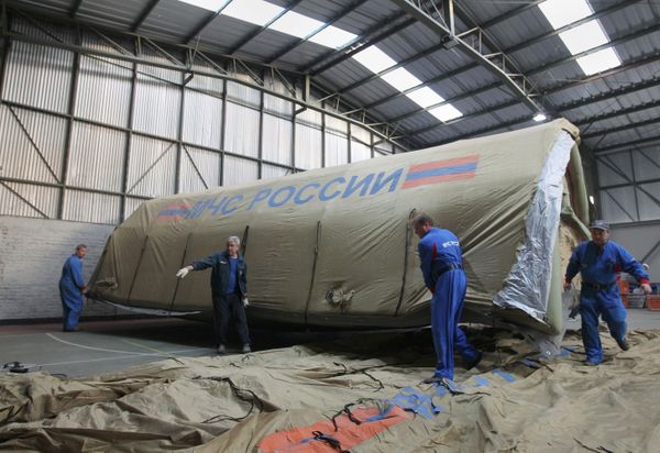 Russia’s “inflatable” hospital in Chile - Sputnik International