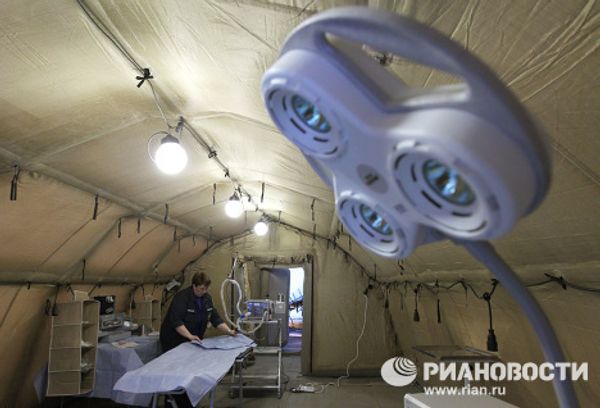Russia’s “inflatable” hospital in Chile Russia’s “inflatable” hospital in Chile - Sputnik International