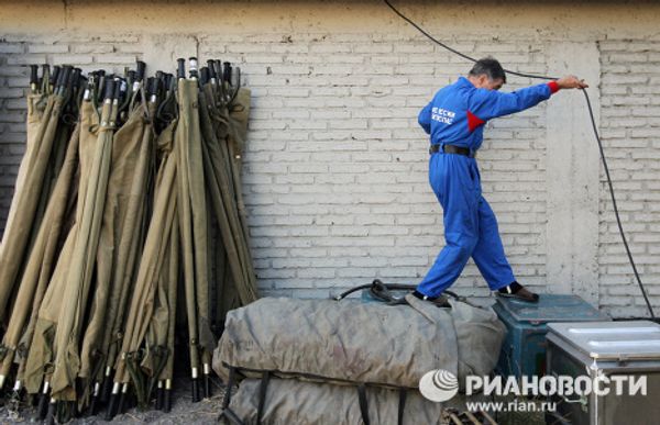 Russia’s “inflatable” hospital in Chile Russia’s “inflatable” hospital in Chile - Sputnik International
