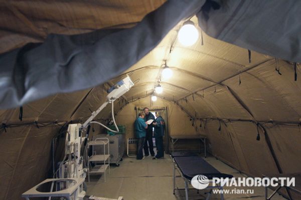 Russia’s “inflatable” hospital in Chile Russia’s “inflatable” hospital in Chile - Sputnik International
