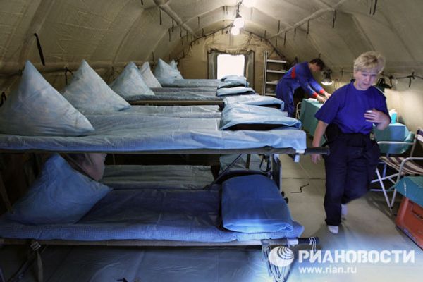 Russia’s “inflatable” hospital in Chile Russia’s “inflatable” hospital in Chile - Sputnik International