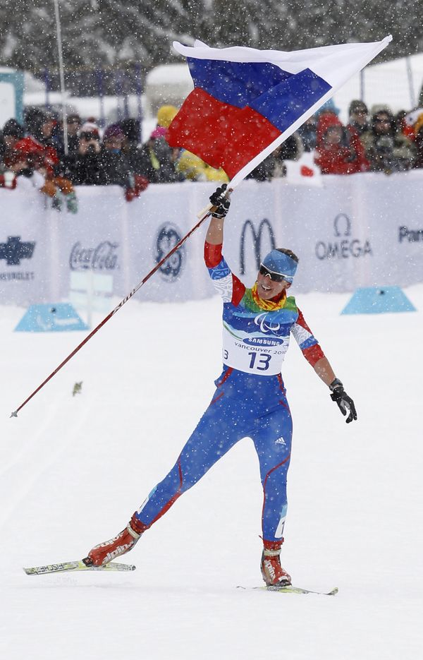 Russian female athletes won a gold and a silver medal in two 15-km cross-country races during the 2010 Paralympics - Sputnik International