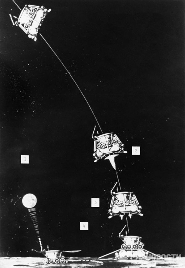 The Soviet lunar rover Lunokhod 2 before disappearing for 37 years The Soviet lunar rover Lunokhod 2 before disappearing for 37 years - Sputnik International