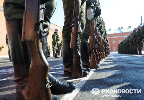Training for the Victory Day parade - Sputnik International