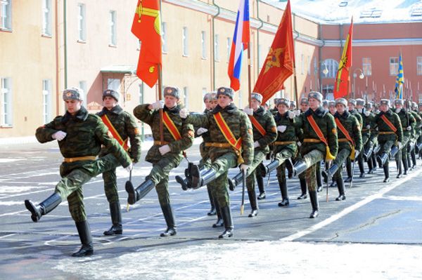 Training for the Victory Day parade - Sputnik International