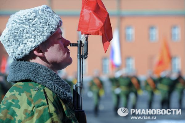 Training for the Victory Day parade - Sputnik International