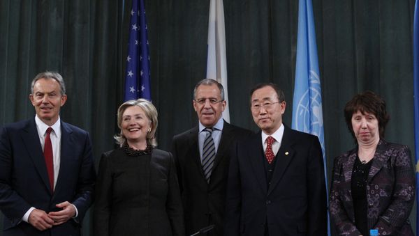 Meeting of Middle East Quartet - Sputnik International
