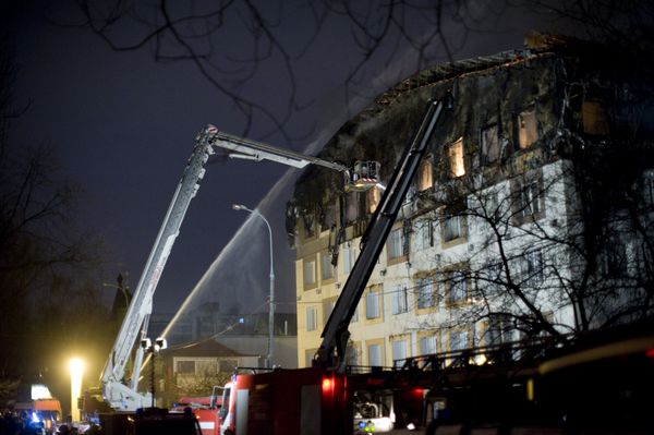 Business center fire  - Sputnik International