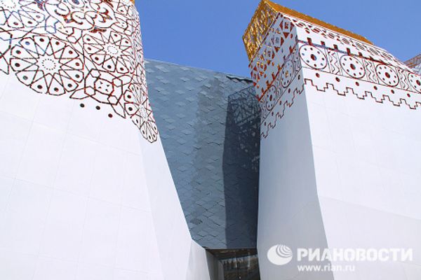 Construction of Russian EXPO 2010 pavilion in Shanghai - Sputnik International
