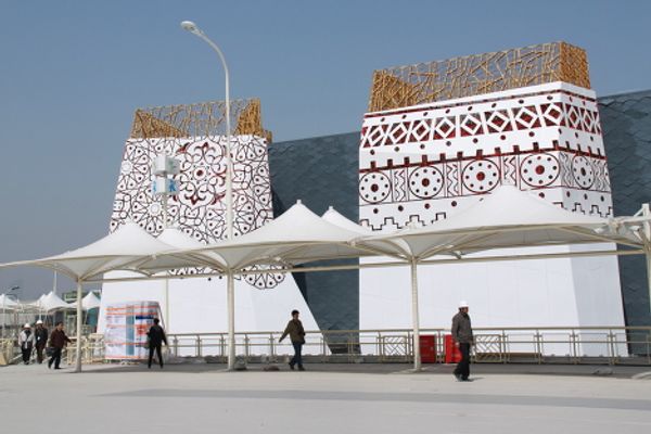 Construction of Russian EXPO 2010 pavilion in Shanghai - Sputnik International