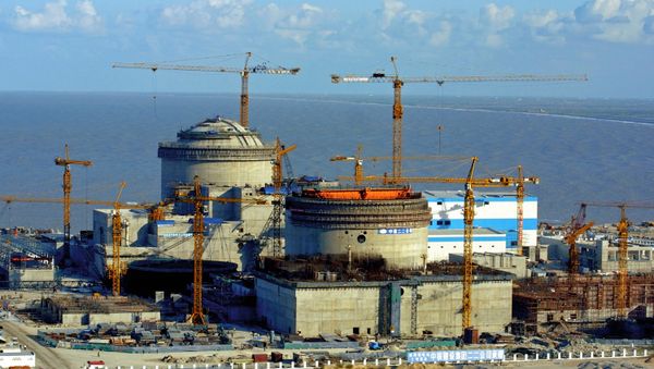 Construction of Tyanwan Nuclear Power Plant in China Construction of Tyanwan Nuclear Power Plant in China - Sputnik International