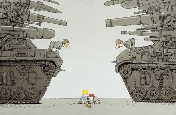 A reproduction of an untitled poster by Andrian Ismailov - Sputnik International