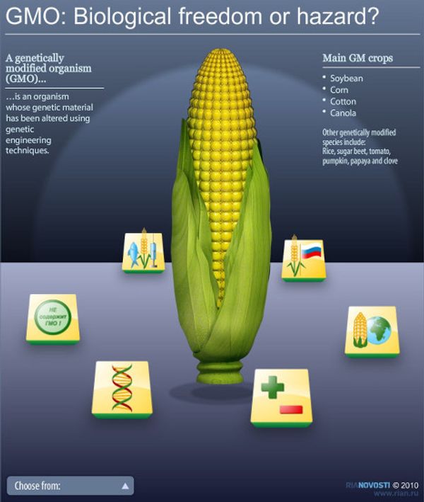 GMO: Biological freedom or hazard? GMO: Biological freedom or hazard? - Sputnik International