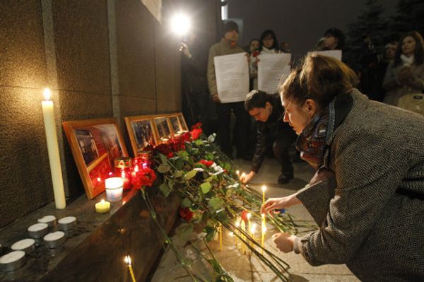 Muscovites commemorate victims of blasts in Moscow - Sputnik International