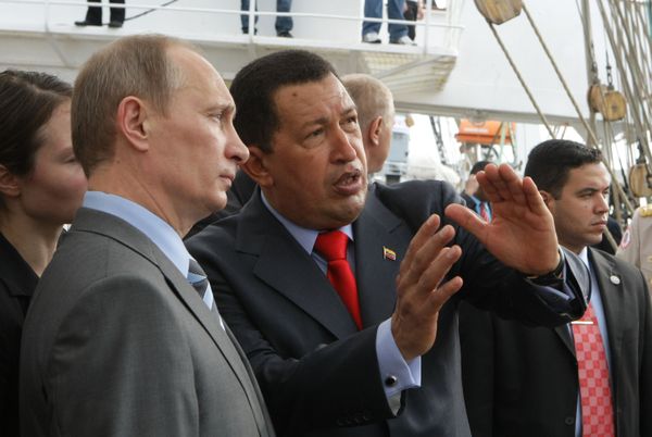 Vladimir Putin arrives in Venezuela - Sputnik International