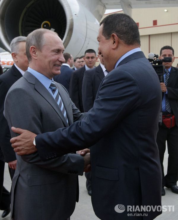 Vladimir Putin arrives in Venezuela Vladimir Putin arrives in Venezuela - Sputnik International