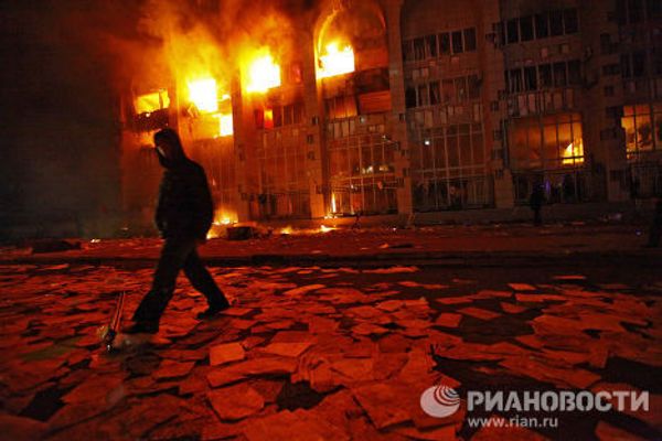 Riots in the Kyrgyz capital Riots in the Kyrgyz capital - Sputnik International